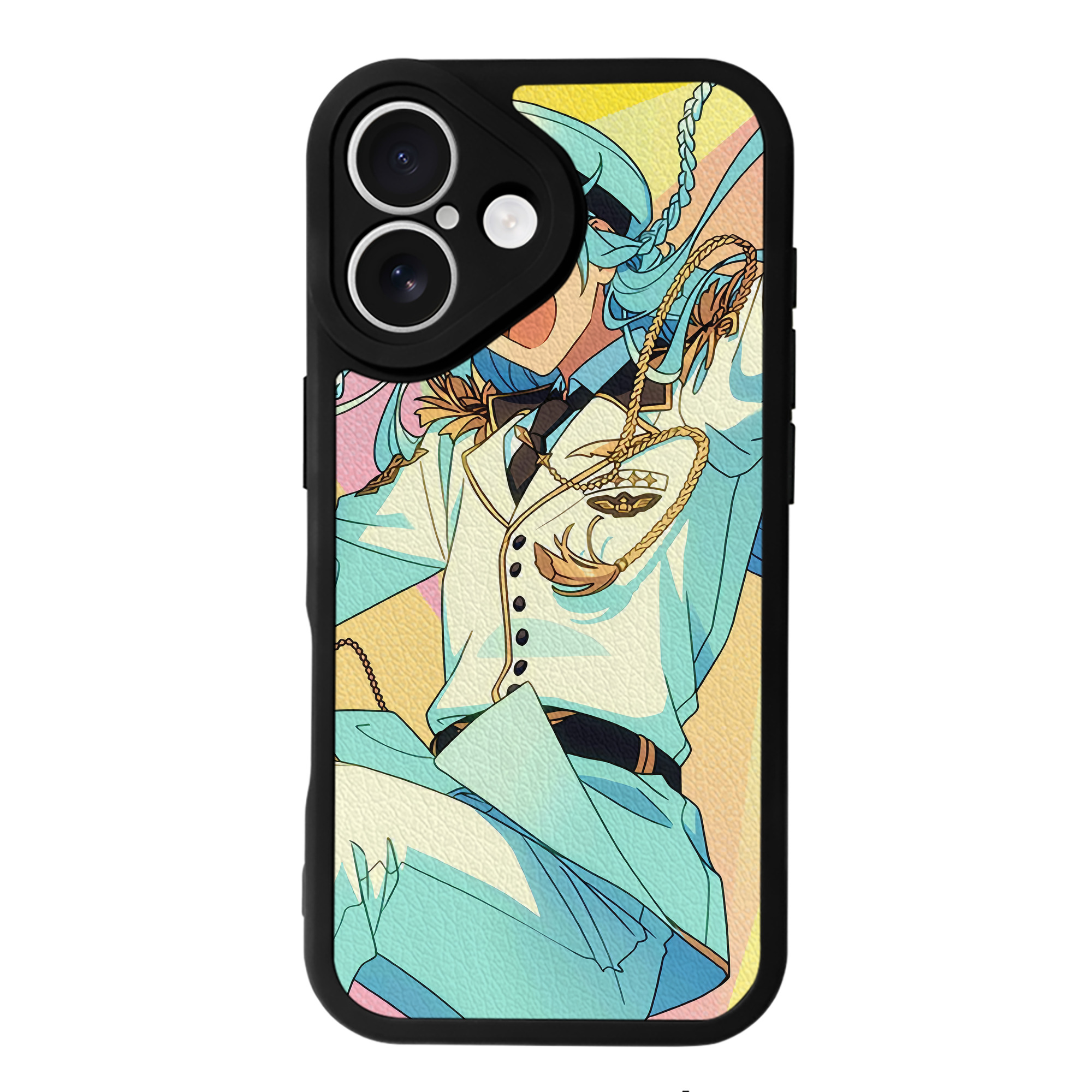 （画像用） あんさんぶるスターズ! Ensemble Stars 【iPhone 16シリーズ対応】シリコンスマホケース（レザー調） 材質：シリコン